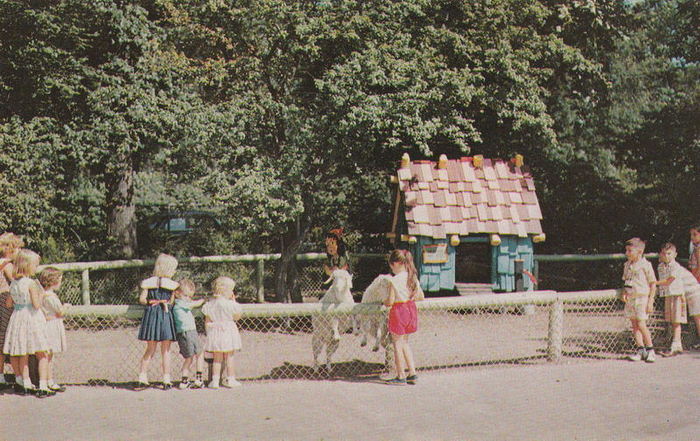 Belle Isle Childrens Zoo - Vintage Postcard (newer photo)